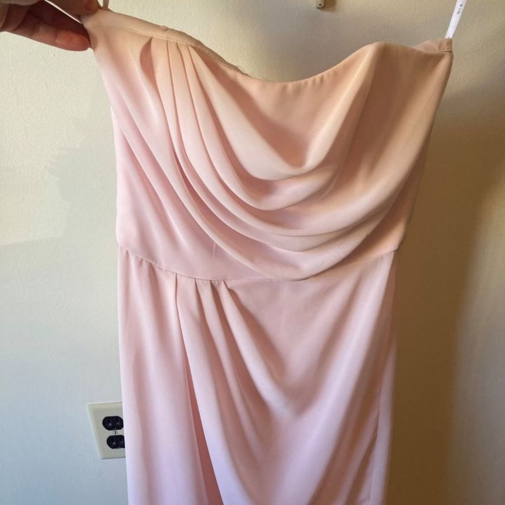 Size 6 Light Pink Semi-Formal Dress